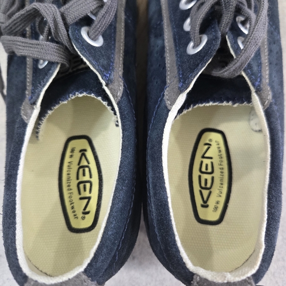 🐢 Keen Herren Men's size 9 Blue Suede Shoes - Picture 7 of 16
